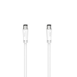hama German Antenna Cable, Coax Plug - Coax Socket, 15.0 m, 90 dB
