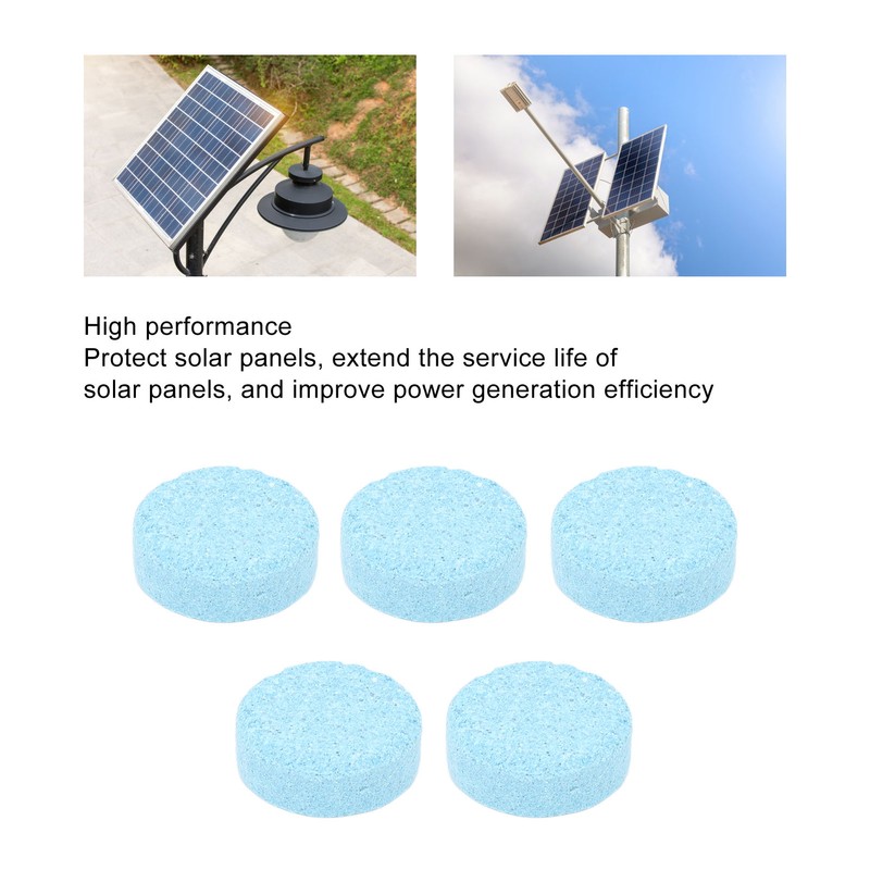 5PCS Solar Panel Solid Cleaner Portable Compact Car Windshield Wiper