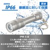 Ohm Electric Flashlight, LED Mini Light, Waterproof Light, Silver, ANSI