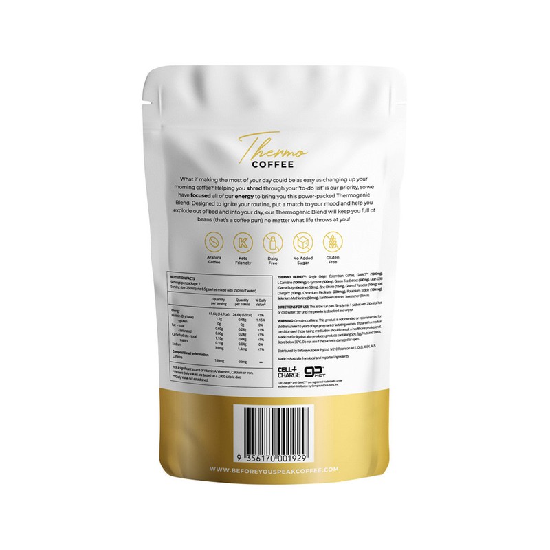 Before You Speak Thermo Coffee Original + Extra Shot 6.5g