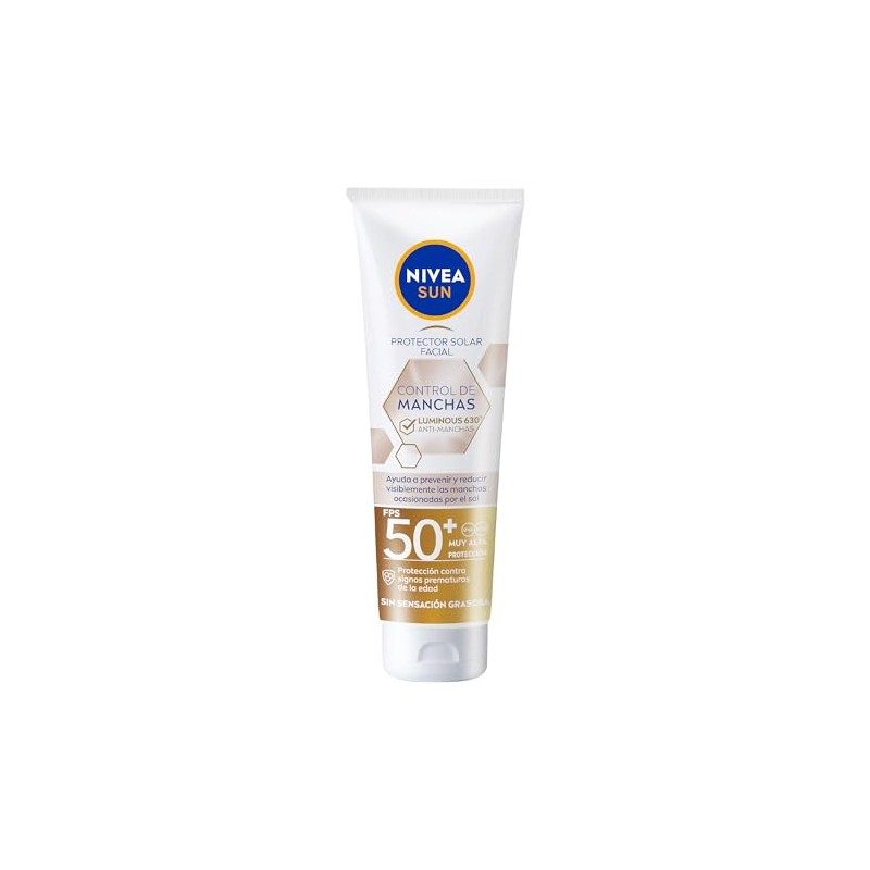 Protector Solar Facial NIVEA SUN Control De Manchas Luminous 630°