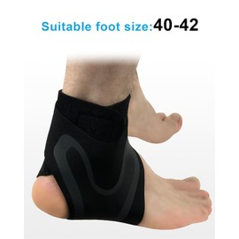 Zeayebsr 1pcs Plantarfasziitis Fußwickel, plantarfasziitis Bandage，Restore-Wickel, Fusswickel, Plantarfasziitis Bandage, Knöchelbandage Fussball, Flexible Sprunggelenkbandage, L