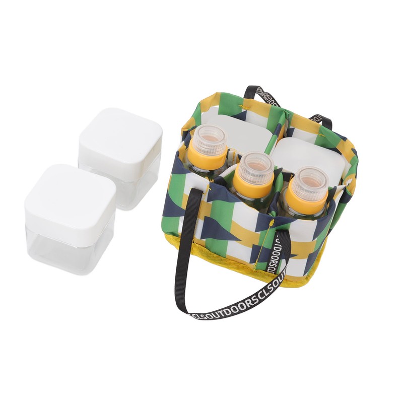 Spice Containers 7 Boxes Portable Seasoning Box for Outdoor BBQ