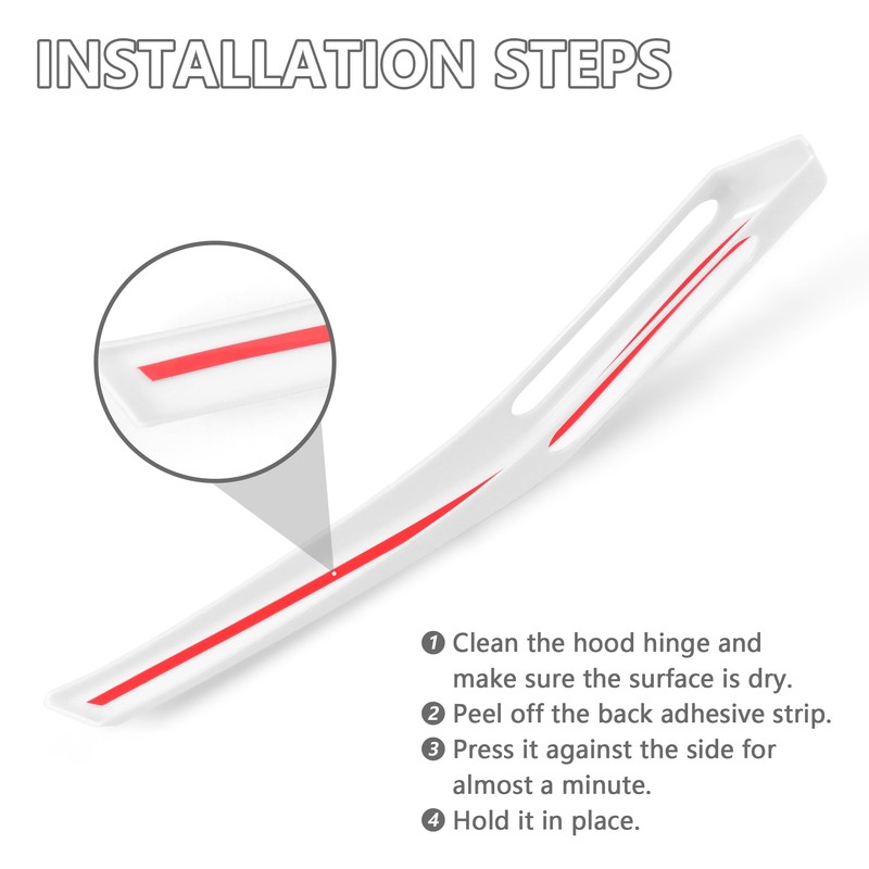 Trail Sight Cover Engine Hinge Hood Side Release Handles Decoration
