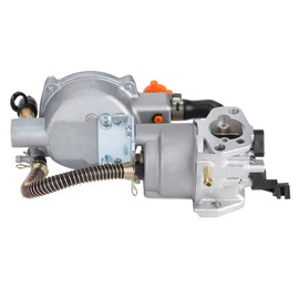 Eujgoov Generator Dual Fuel Carburettor Carburettor, Manual Choke Carburettor Carb LPG NG Conversion Kit Lawn Mower Carburettor Set Manual Dual Fuel Carburettor Gas Generator for 2.8KW GX200
