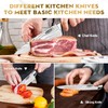 SCOLE® Chef Knife Ultra Sharp Kitchen Knife Set 7-Piece, Premium