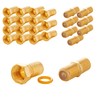 VENTON 16x F-Connector 7 mm with 8x Gold-Plated F-Connectors: with