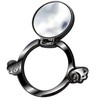Mirrored Ring Cell Phone Holder (Silver)