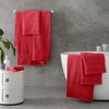 Catherine Lansfield Zero Twist Cotton 50x85 cm Hand Towel Red