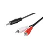 Goobay 51648 1m Audio Cable AUX Adapter - 3.5mm Male
