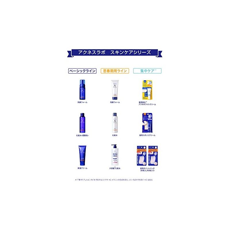 アクネスラボ 夜用 ポイントパッチ ニキビ パッチ 集中ケアシート 60枚入り