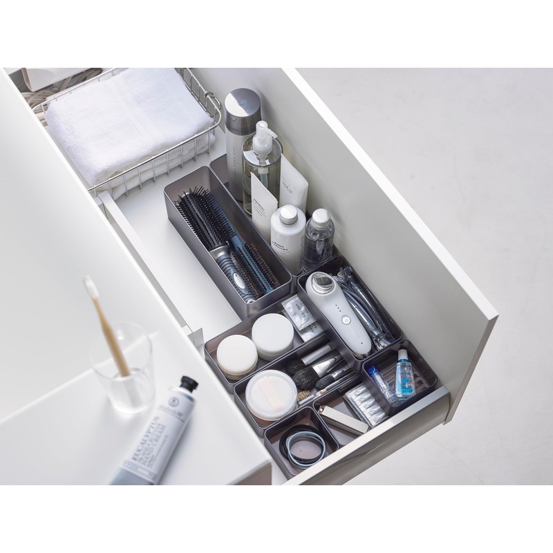 Yamazaki Black Resin Organiser Large Deep 2