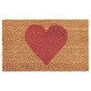 Calloway Mills AZ106741729 Heart Doormat (Pink, 17" x 29")