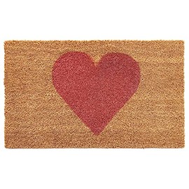 Calloway Mills AZ106741729 Heart Doormat (Pink, 17" x 29")