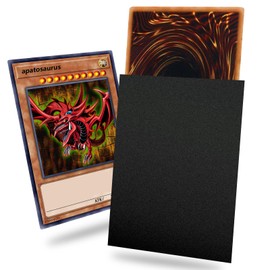 Realjoy Pack of 200 Soft Trading Card Sleeves, 66 x 91 mm Standard Size Trading Card Inserts, Perfect Fit for Trading Cards, MTG, Sports Cards