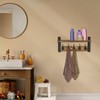 Sorbus Coat Hooks Wall Mount with Shelf – 16 Inch