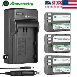 For Nikon EN-EL3e ENEL3e Battery For Nikon D50 D70S D80 D90 D100 D200 D300S D700 / Charger - 2 x EN-EL3e Battery + Charger