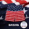 BRISIRA Big and Tall Mens Swim Trunks with Compression Liner