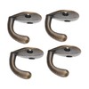LABRIMP 4pcs Wall Clothing Storage Hanger Wall Coat Hook Easy