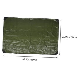 Mipcase Thermal Emergency Blanket Thicken Insulation Awning for Tent Survival Gear Outdoor Mat for Camping Hiking Picnics and Emergency Situations
