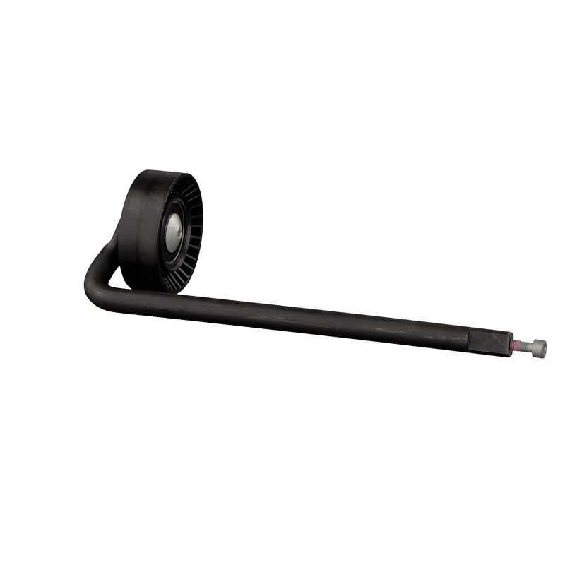 febi bilstein 34474 Pulley with Holder for V-Ribbed Belt, Pack