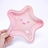 Cheerland Rainbow - Plato de papel desechable holográfico en forma