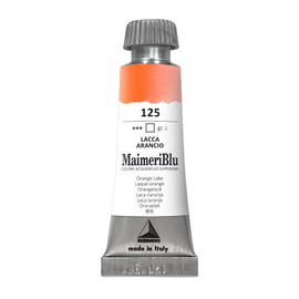 マイメリブルー 透明水彩絵具 単一顔料 オレンジレーキ12ml