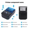 Thermal Label Maker Machine, USB & Bluetooth 58mm Thermal Label