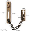Anti-Theft Chain 304 Stainless Steel Door Chain with Screw Door