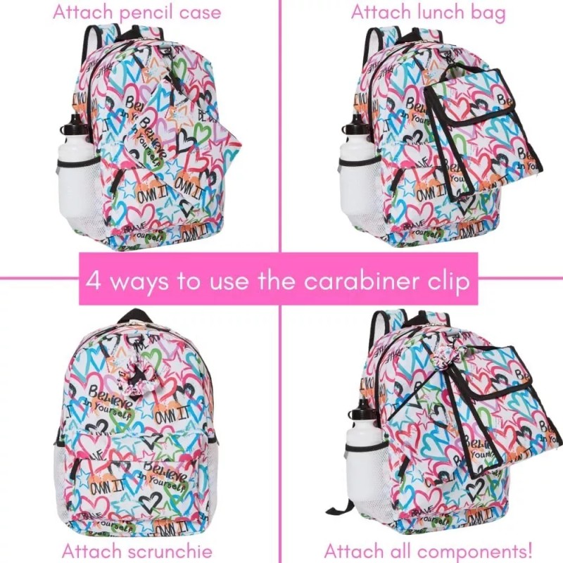 Club Libby Lu Mochila Escolar Viaje Con Botella + Lonchera