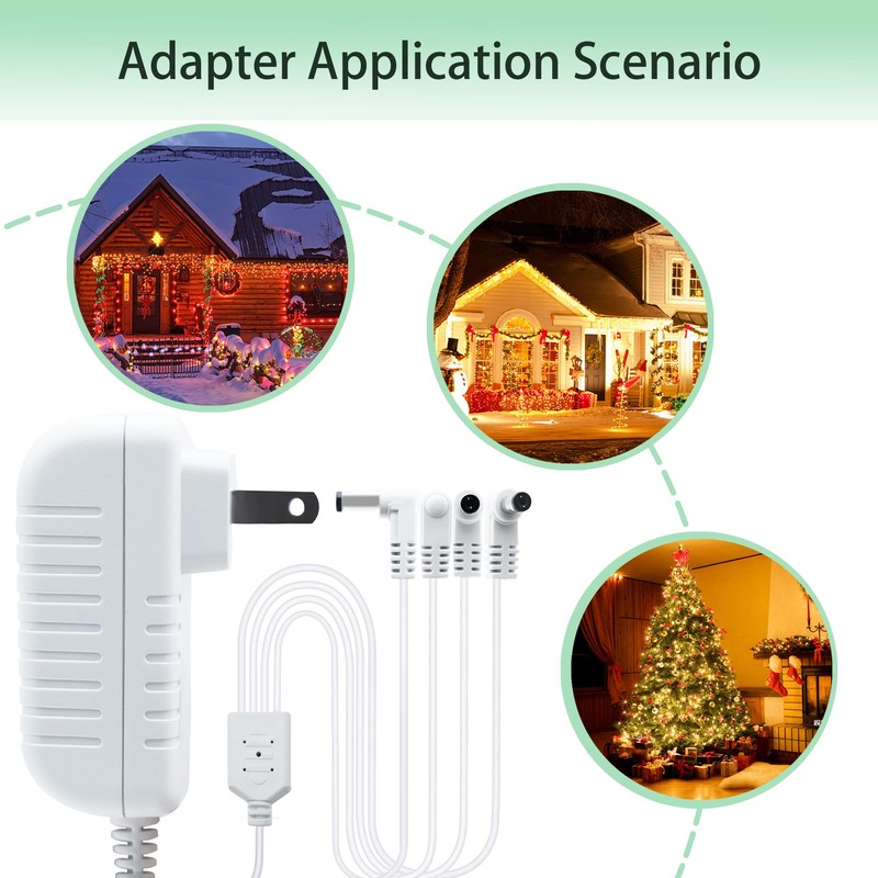 LCMLA AC/DC 4.5V Power Adapter Compatible with Lemax Lighted Accessory