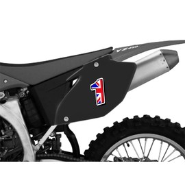 Biomar Labs® N 291 Car Moto Vinyl Sticker England Great Britain UK National Flag Sticker Motorcycle Motocross Motorsport Racing Number Tuning
