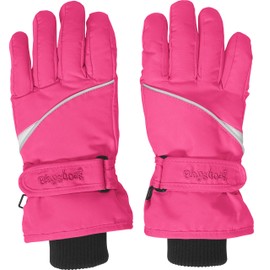 Playshoes Unisex Kids’ Full-Fingered Winter Gloves with Velcro Fastening