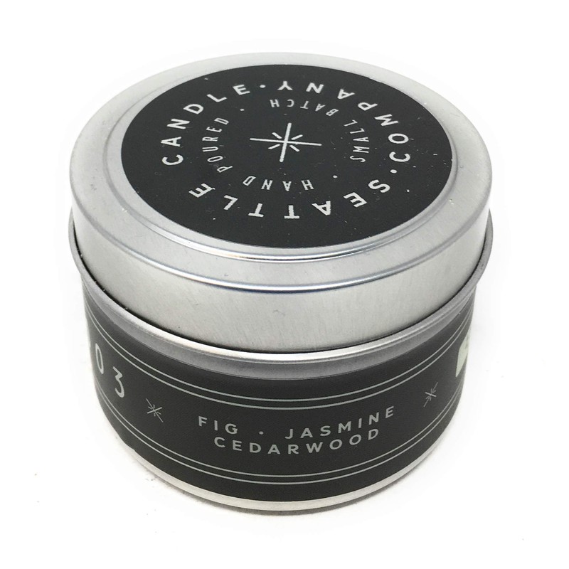 Seattle Candle Co. Fig Tin Candle, 4 OZ