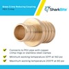 SharkBite 3/4 x 1 Inch Crimp Reducing Coupling, Brass Plumbing