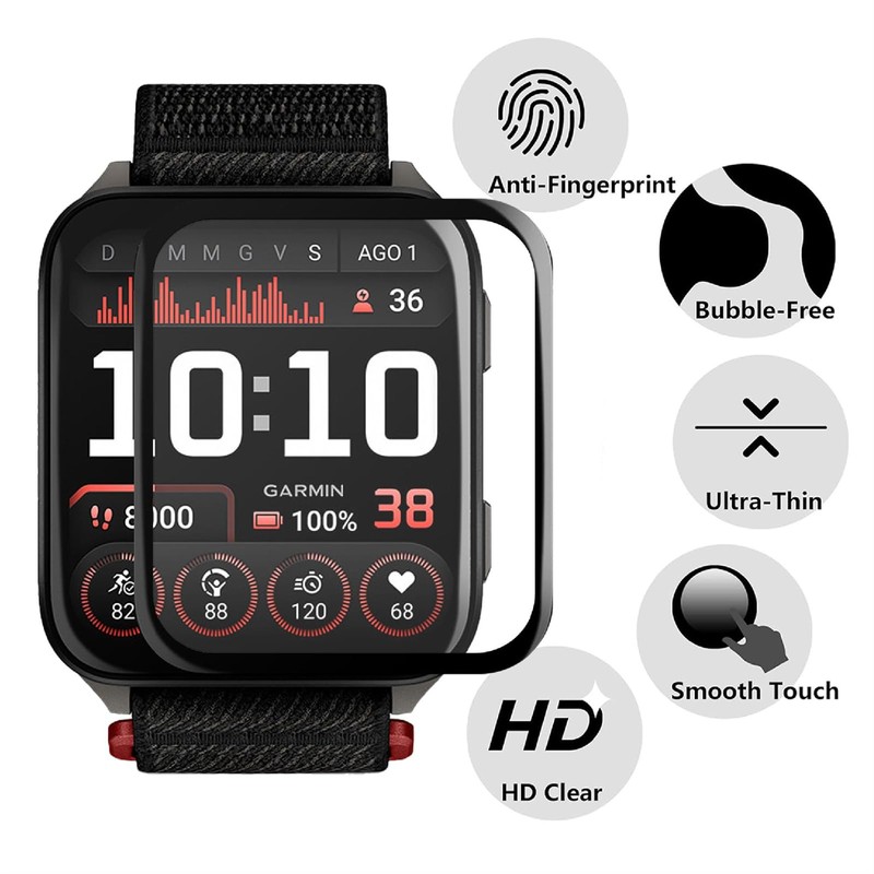 GIOPUEY 3 Pack Screen Protector for Garmin Venu X1, [Full