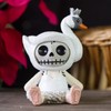 Furrybones Summit Collection Swan Lake Figurine Decorative Signature Skeleton Ballerina