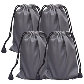 WeddHuis Drawstring Storage Bag, Microfibre Waterproof Dry Bag, Storage Bag for Mobile Phones, Cameras, Pack of 4
