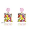 2024 Back to School Earrings First Day of School Dangle