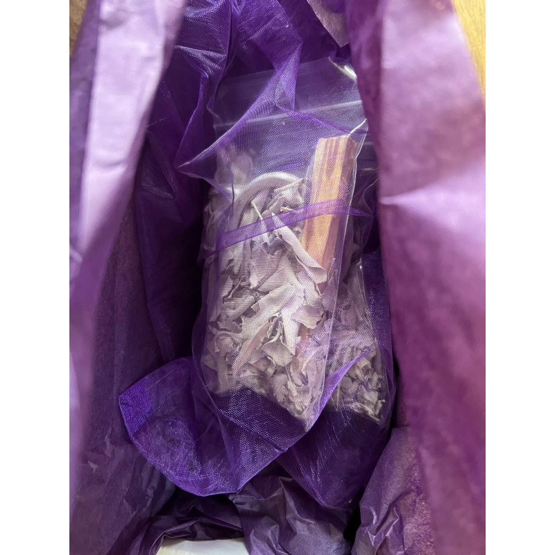 Cleansing Palo Santo Holy Wood, Smudge Kit, Sage And Copal