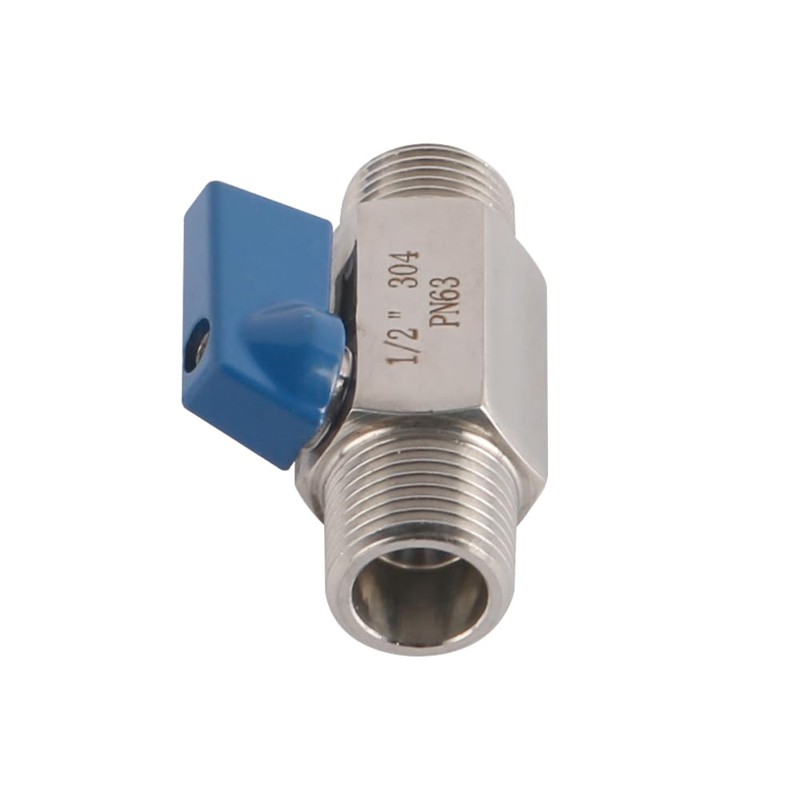 Tiardey Mini Ball Valve Stainless Steel Mini Ball Valve 1/2