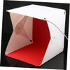 FELTECHELECTR Mini Photo Light Box 20cm Portable 4 Backdrops for