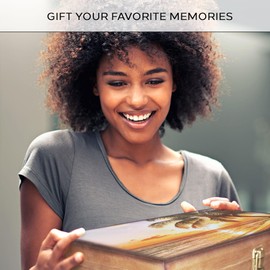 GUYTRENDz Pet Casket Wooden Keepsake Box, Large Memory Box for Keepsakes, Decorative Storage Box for Memories, Jewelry, & Photos, Memorial Boxes for Men & Women