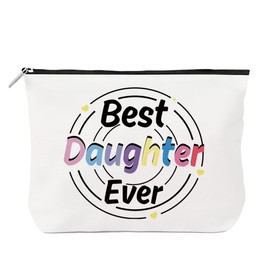 QONCV Cosmetic Bags, Best Daughter Gifts for Women Christmas Birthday, Presents for Daughter, Make Up Bag