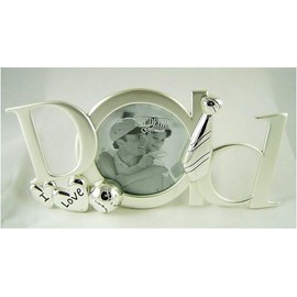 I Love Dad Letter Message Photo Frame Ideal Christmas Fathers Day Present