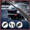 HEROFFIX Rear Windshield Wiper Blade Arm Set 335mm 13 Inch
