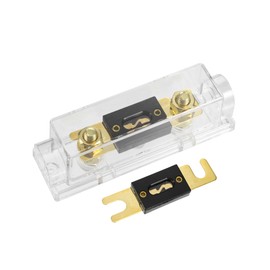INFINAUTO Car Audio 0 4 8 Gauge Inline ANL Fuse Holder Set with 2pcs 200A Fuse Stylish Design