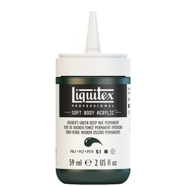 Liquitex 1959225 Professional Acrylic Paint Soft Body - Artist Paint in Creamy Opaque Consistency, High Pigmentation, Non-fading and Ageing Resistant, 59 ml Bottle - Hookers Green Dark Perm. Imit.