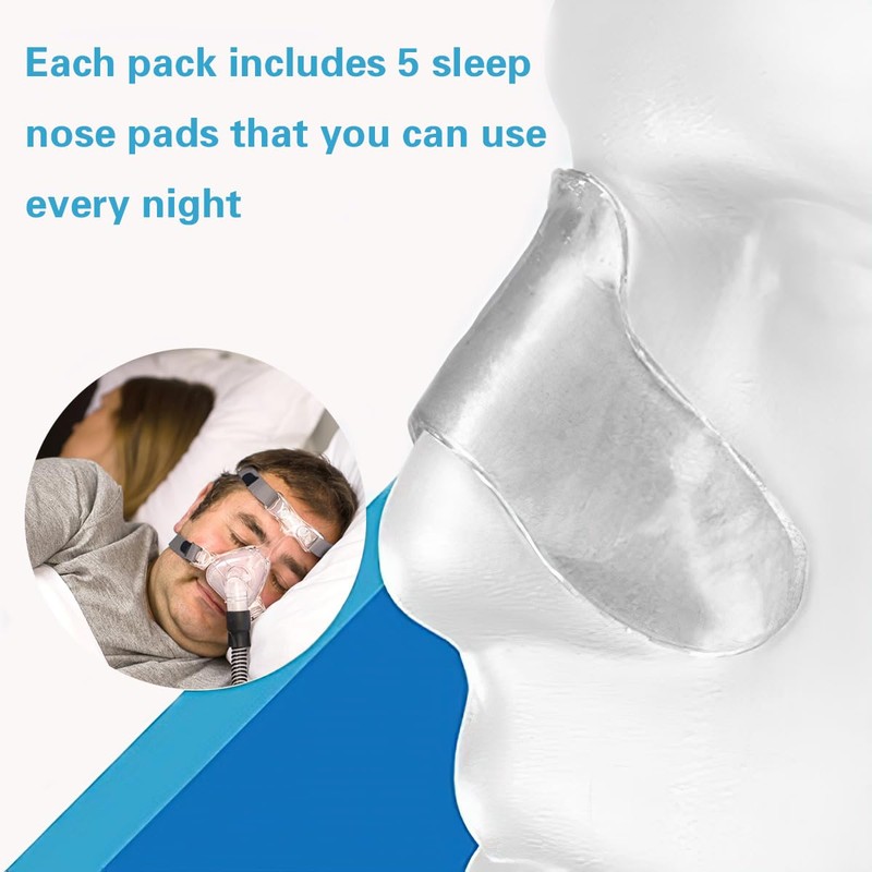 4 Pack Nasal Pads for Mask, Gel Nose Pads, Nose