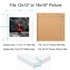 BOJIN 16x16 Picture Frames White Display Picture Frame 12x12 Solid